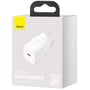 Зарядний пристрій Baseus USB-C Wall Charger Super Si 25W White (CCSP020102): Сила струму 2.4А и более