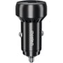 Зарядний пристрій Choetech Car Charger USB+USB-C 60W Black (TC0014)