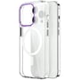 Чохол для iPhone WIWU Crystal MagSafe Clear/Purple для iPhone 15 Pro Max (ZYS-013): Колір прозрачный