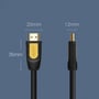 Кабель і перехідник HDMI M-M 5.0 м V1.4 Ugreen Round Cable 4K HD101 фото 4