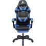 Кресло геймерское Kruger&Matz GX-150 с подставкой для ног Black/Blue