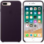 Чохол для iPhone Apple Leather Case Dark Aubergine (MQHQ2) for iPhone 8 Plus/iPhone 7 Plus: Колір фіолетовий