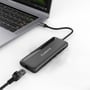 Адаптер Adonit Adapter USB-C to USB-C+HDMI+RJ45+2xUSB3.0+SD Black (3183-17-07-A): Колір черный