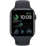 Apple Watch SE 2 44mm GPS Midnight Aluminum Case with Midnight Sport Band (MNK03, MNTG3)