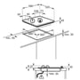 Варильна поверхня Electrolux KGG64362S: Робоча поверхня стекло (закаленное)