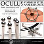 Анальний розширювач Master Series Oculus Stainless Steel Anal Explorer фото 9