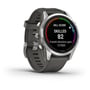 Смарт-годинник Garmin Fenix 7S Pro Solar Silver with Graphite Band (010-02776-01): Дисплей 1.3" (260х260)