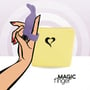 Вібратор на палець FeelzToys Magic Finger Vibrator Purple: Довжина, см 10