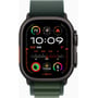 Apple Watch Ultra 2 GPS + Cellular 49mm Black Titanium Case with Dark Green Alpine Loop - Large (MX4T3): Розмір 49mm