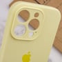 Чохол для iPhone Mobile Case Silicone Case Full Camera Protective Mellow Yellow for iPhone 15 Pro Max: Матеріали Силикон