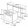 Духова шафа електрична Grunhelm GDG600W: Об'єм, л 59