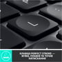 Клавиатура Logitech MX Keys Advanced for Business Wireless Illuminated UA Graphite (920-010251): Количество дополнительных клавиш 4