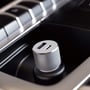 Зарядний пристрій Satechi USB Car Charger USB+USB-C 72W Silver (ST-TCPDCCS): Тип автомобільне