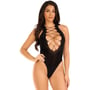 Боди Leg Avenue Opaque racer tank bodysuit Black One Size: Применение На тело