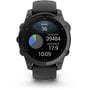 Смарт-часы Garmin Fenix E 47mm Slate Grey Steel with Black Silicone Band (010-03025-01) фото 4