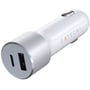 Зарядний пристрій Satechi USB Car Charger USB+USB-C 72W Silver (ST-TCPDCCS): Кількість USB-портів 2