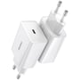 Зарядное устройство Baseus USB-C Wall Charger 1С 20W White (CCFS-SN02): Сила тока 2.4А и более