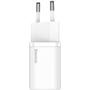 Зарядний пристрій Baseus USB-C Wall Charger Super Si 25W White (CCSP020102): Кабель в комплекті отсутствует