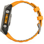 Смарт-часы Garmin Fenix 8 AMOLED 47mm Sapphire Titanium with Spark Orange/Graphite Silicone Band (010-02904-11): Материал корпуса титан