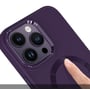 Чехол для iPhone TPU Case Bonbon Metal Style with MagSafe Dark Purple for iPhone 16: Материалы Термополиуретан