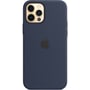 Чехол для iPhone Apple Silicone Case with MagSafe Deep Navy (MHL43) for iPhone 12/iPhone 12 Pro: Тип чехла накладка на заднюю часть