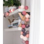 Гирлянда Cotton ball lights на 50 шаров 7,5м, Dirty Rose: Количество ламп 50