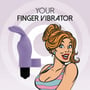 Вібратор на палець FeelzToys Magic Finger Vibrator Purple: Тип і форма Міні-вібратори