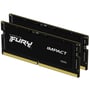 Kingston FURY 32 GB (2x16GB) SO-DIMM DDR5 6000 MHz Impact (KF560S38IBK2-32): Частота, МГц 6000