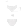 Трусики с широкой резинкой и кружевом Passion PS001 PANTIES white, size S: Вид Трусы