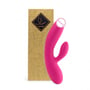 Гнучкий вібратор кролик з двома моторами FeelzToys Lea Rabbit Vibrator Rubine Red