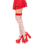 Чулки Leg Avenue Polka Dot Mushroom Thigh Highs One Size: Вид Чулки