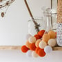 Гірлянда Cotton ball lights на 50 куль 7,5м, Orange: Довжина, м 7.5