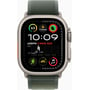 Apple Watch Ultra 2 GPS + Cellular 49mm Natural Titanium Case з Green Trail Loop - M/L UA: Екран OLED LTPO2 (яркость до 3000 нит) с технологиями Always-On Retina / 410х502 пикселей