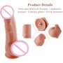 Ультрареалистичный фаллоимитатор для секс-машин Hismith 8.3″ 2-layers Silicone Flesh Dildo: Назначение Вагинальные