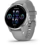 Смарт-годинник Garmin Venu 2 Plus Silver Stainless Steel Bezel with Powder Gray Case and Silicone Band (010-02496-10)