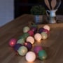 Гирлянда Cotton ball lights на 50 шаров 7,5м, Forest Fruit: Применение Для дома