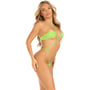 Боді-бікіні Leg Avenue Wrap around bikini bodysuit Neon Green One Size: Застосування На тело