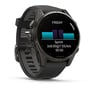 Смарт-годинник Garmin Fenix 8 AMOLED 43mm Sapphire Carbon Grey DLC with Black/Pebble Grey Silicone Band (010-02903-21): Час роботи до 10 дней