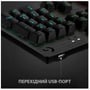 Клавіатура Logitech G512 Lightsync RGB Mechanical GX Blue USB UA Carbon (920-008946): Тип клавіш механический