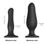 Надувной фаллоимитатор Strap-On-Me Inflatable Dildo Рlug Noir (шарик внутри): Тип Надувные