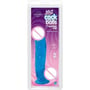 Фаллоимитатор Doc Johnson Jelly Jewels - Cock and Balls with Suction Cup - Blue: Назначение Вагинальные