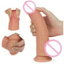 Вібратор з ротацією та підігрівом LoveToy Dual-Layered Silicone Nature Cock Anthony 8.5" Flesh: Довжина, см 21.5