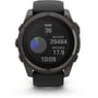 Смарт-годинник Garmin Fenix 8 Solar 51mm Sapphire Carbon Grey DLC Titanium with Black/Pebble Grey Silicone Band (010-02907-11): Стандарт захисту 10 ATM