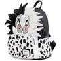 Рюкзак Loungefly Disney - Villains Cruella De Vil Spots Cosplay Mini Backpack (WDBK1534): Корпус рюкзака Мягкий