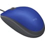 Мишка Logitech M110 Silent (910-005488) Blue: Ергономіка симетрична для лівшів