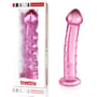 Стеклянный фаллоимитатор Love Toy Glass Romance Dildo 7.5" Pink