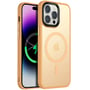 Чехол для iPhone Mobile Case TPU+PC Metal Buttons with MagSafe Colorful Gold for iPhone 16 Pro