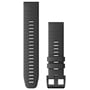 Ремінець Garmin QuickFit 22 Watch Bands Slate Grey Silicone with Black Hardware (010-12863-22)