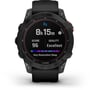 Смарт-часы Garmin Fenix 7 Solar Slate grey with black band (010-02540-11): Цвет ремешка черный