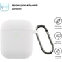 Чехол ArmorStandart Ultrathin Silicone Case With Hook White (ARM59695) for Apple AirPods 2: Тип Чехол